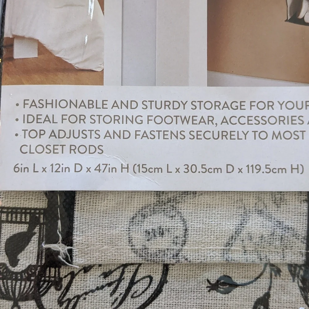 Closet organizer for shoes
